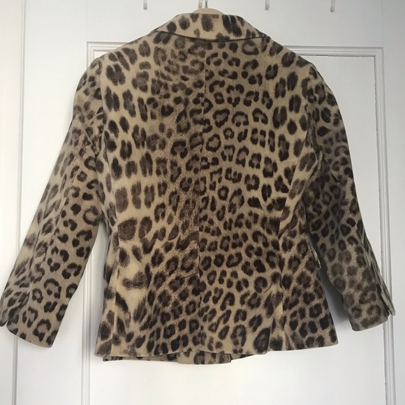 Talbots Leopard print jacket with 3/4 sleeves. - Picture 2 of 4